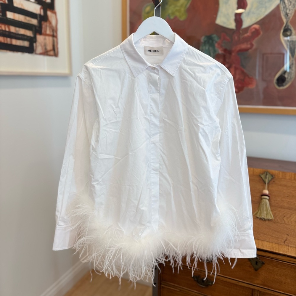 MEIMEIJ feather blouse